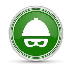 Grüner Button - Dieb - Gauner