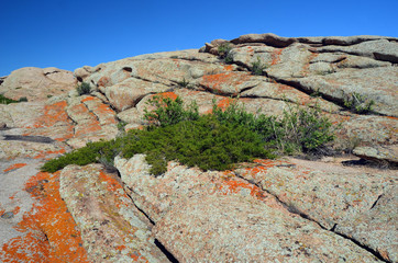 Bektau Ata, extinct volcano in Kazakhstan
