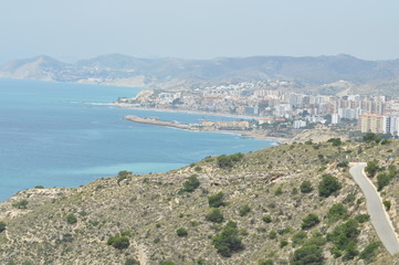 Fototapeta premium Küstenstrasse in Spanien