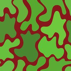 abstract vector chaotic spotted seamless pattern