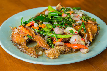 Fish, Bangkok, Food, Fried, Horizontal