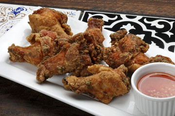 pieces of fried chicken