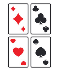 Vector illustration of playing cards
