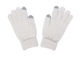 Winter Gloves isolated on a white