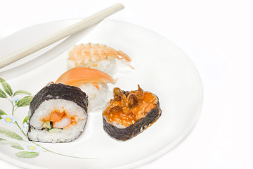 Sushi with Wasabi. Japan food