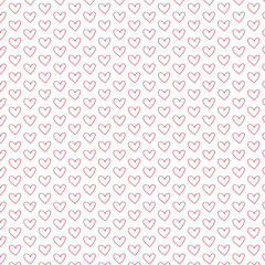 Pattern background Hand drawn heart