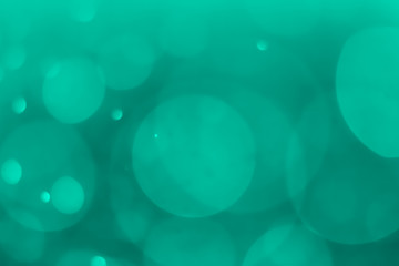 bokeh background teal