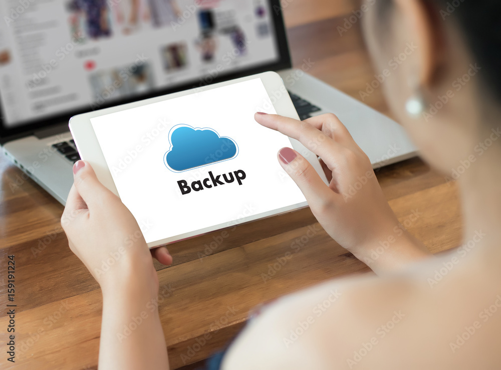Aufkleber backup download copies of data, computing digital data transferring