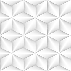 Seamless Monochrome Pattern. Grungy Geometric Shapes Tiling. - 159193090
