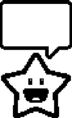 8-bit Cartoon Star