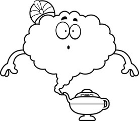 Surprised Cartoon Genie