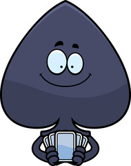 Cartoon Spade Playing Cards
