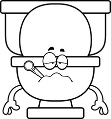 Cartoon Toilet Thermometer