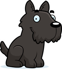 Cartoon Scottie Sitting