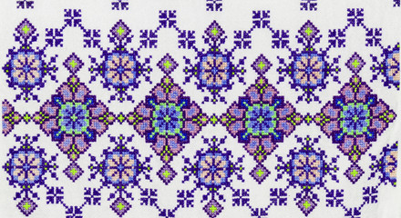 Ukrainian folk embroidery, handmade