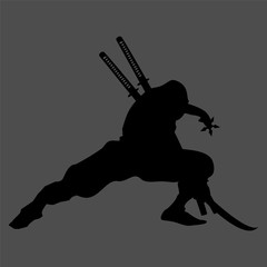 ninja silhouette © rattakette