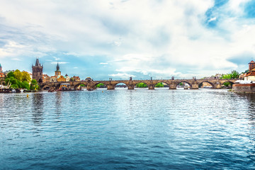Fototapeta premium Charles Bridge, Prague, Czech Republic