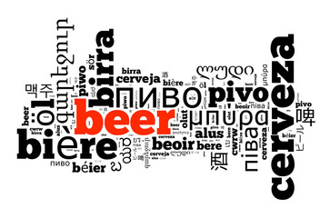 Word Beer in different languages