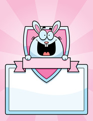 Cartoon Bunny Sign