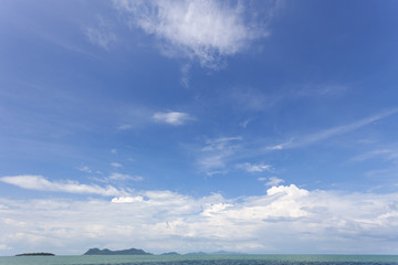 Obraz premium tropical island scenery background.