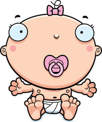 Cartoon Baby Girl Pacifier