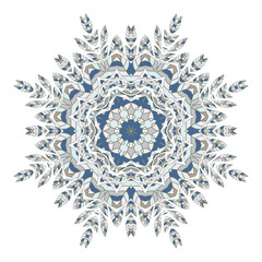 Mandala. Ethnicity round ornament. Ethnic style. Elements for invitation cards, brochures, covers. Oriental circular pattern. Arabic, Islamic, moroccan, asian, indian native african motifs.