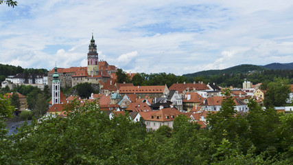 View on Czech Krumlov