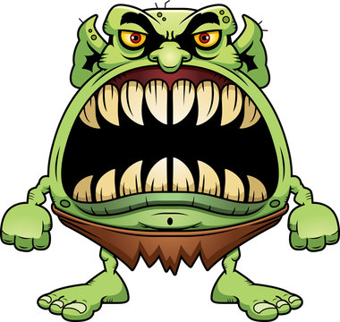 Angry Cartoon Goblin