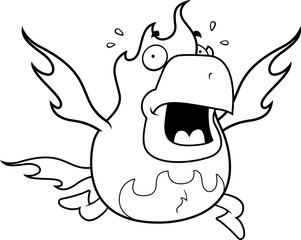 Cartoon Phoenix Panic