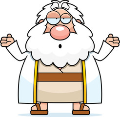 Confused Cartoon Moses