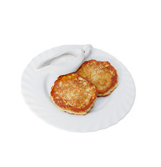 Pancake from potato.