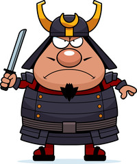 Angry Cartoon Samurai