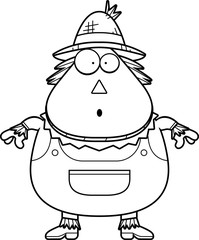 Surprised Cartoon Scarecrow