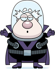 Confused Cartoon Supervillain