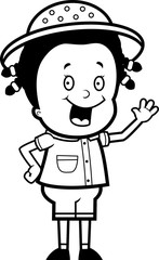 Explorer Waving