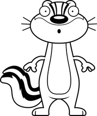 Surprised Cartoon Chipmunk