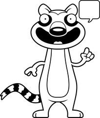 Cartoon Lemur Talking