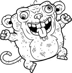 Crazy Ugly Monkey