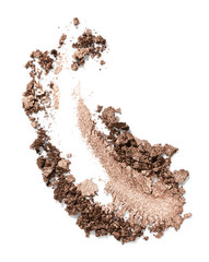Bronze eye shadow stroke