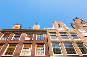 Hausfassaden in Amsterdam