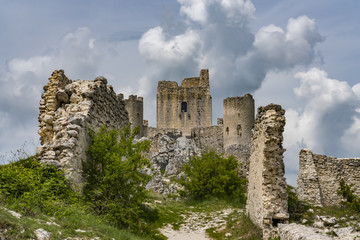 Fototapeta na wymiar View of Rocca Calascio Castle, Abruzzo, Italy