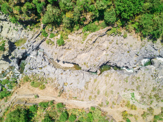 Gole dell Alcantara (Gorge of Alcantara river) in Sicily
