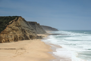 Rocky beach near from Ericeira, Portugal