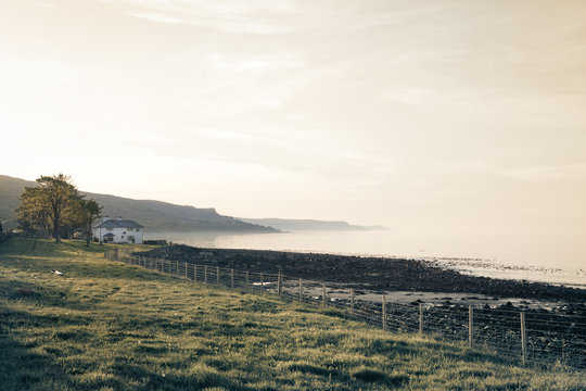 Morning mist over Bally Gally, Ireland