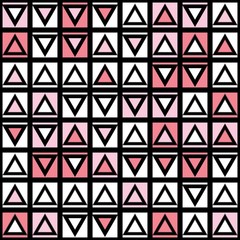 Decorative geometric shapes tiling. Monochrome irregular pattern.  Abstract  background. Artistic decorative ornamental lattice