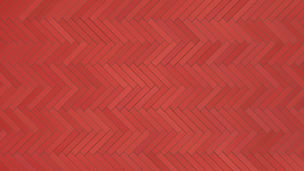 red bricks zigzag floor background