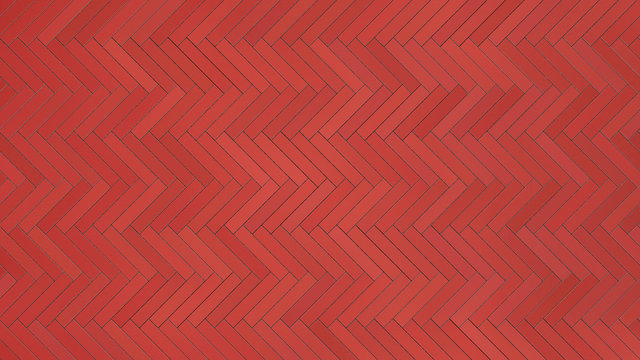 red bricks zigzag floor background