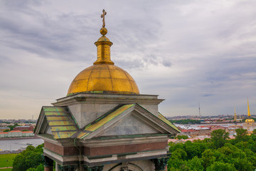 Saint Petersburg. City view from height Saint Isaac's Cathedral