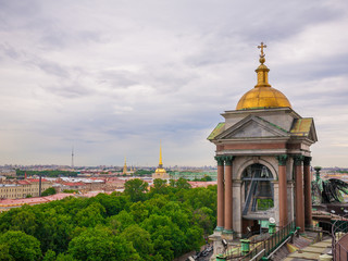 Saint Petersburg. City view from height Saint Isaac's Cathedral