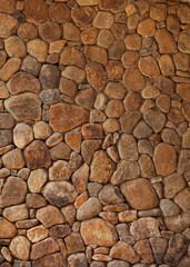Old brown bricks vertical background